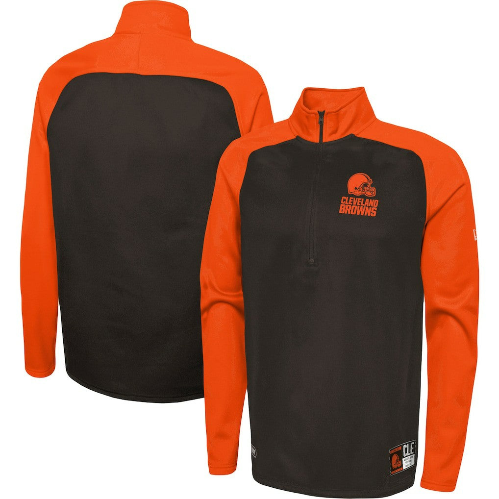 NFL Cleveland Browns Combine Authentic O-Line Raglan Half-Zip Jacket