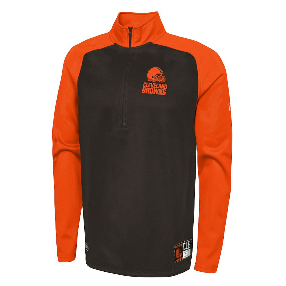 NFL Cleveland Browns Combine Authentic O-Line Raglan Half-Zip Jacket