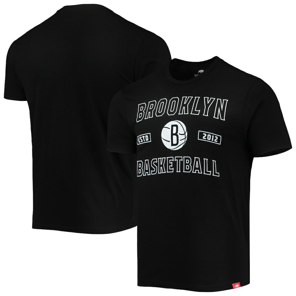 Brooklyn Nets Sportiqe Tri-Blend T-Shirt - Black outlet
