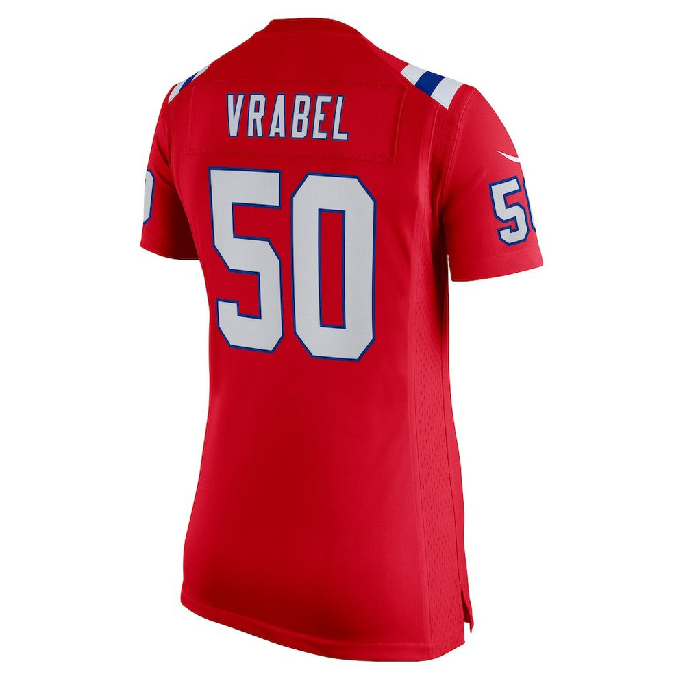 NFL New England Patriots Mike Vrabel  Women's Retired Game Jersey