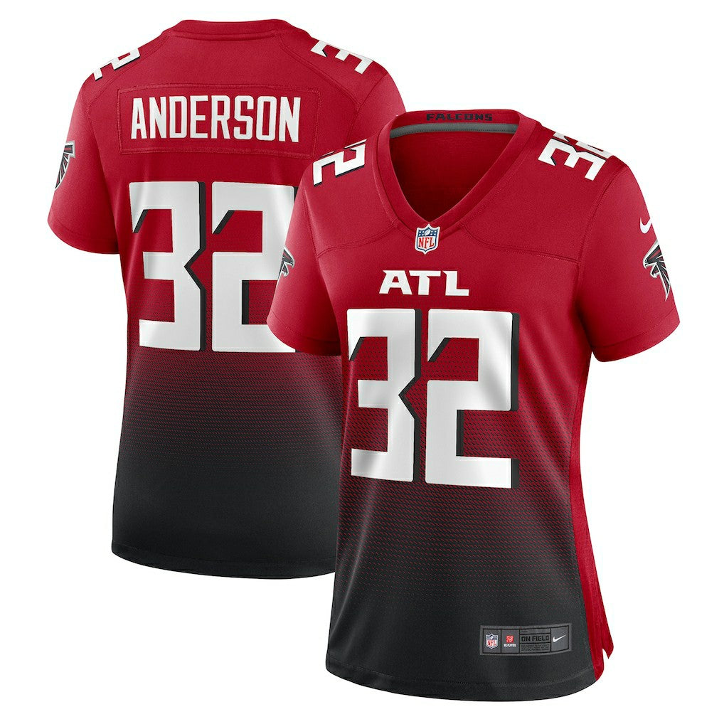 NFL Atlanta Falcons Jamal Anderson  Women's Retired Game Jersey