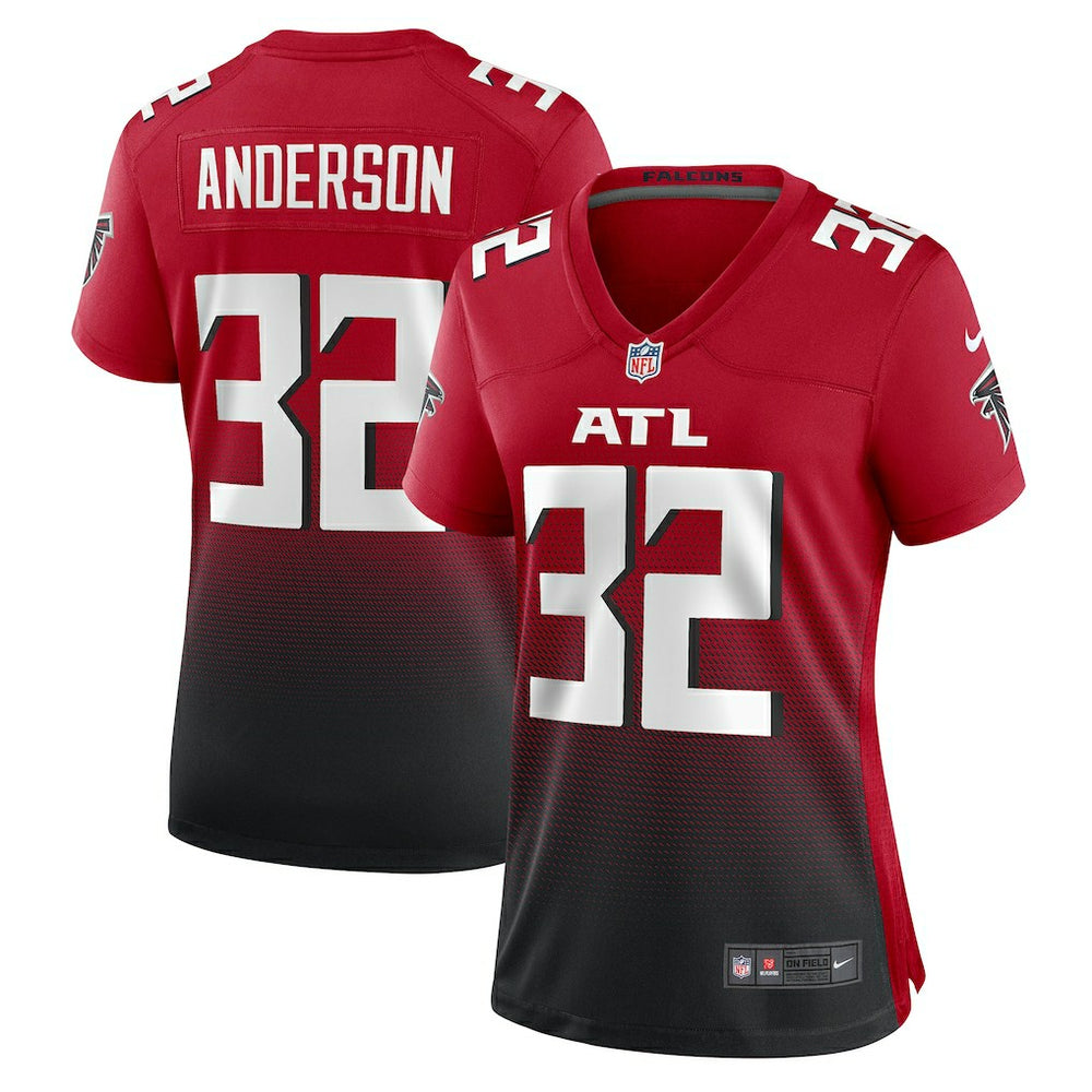 NFL Atlanta Falcons Jamal Anderson  Women's Retired Game Jersey