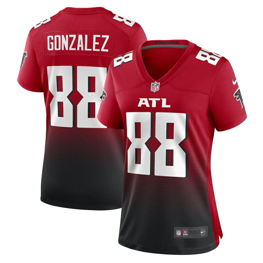 NFL Atlanta Falcons Tony Gonzalez  Women's Retired Game Jersey