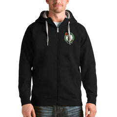 Boston Celtics Antigua Logo Victory Full-Zip Hoodie - Black online
