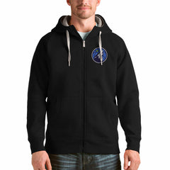 Minnesota Timberwolves Antigua Logo Victory Full-Zip Hoodie - Black on sale