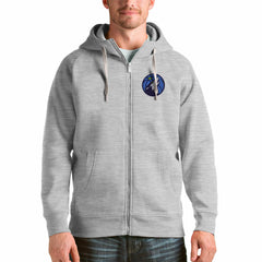 Minnesota Timberwolves Antigua Logo Victory Full-Zip Hoodie - Heathered Gray discount
