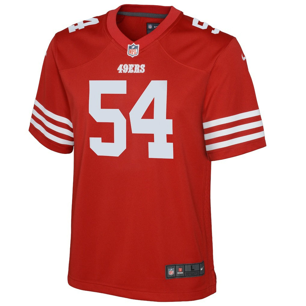 NFL San Francisco 49ers Fred Warner  Youth Game Jersey