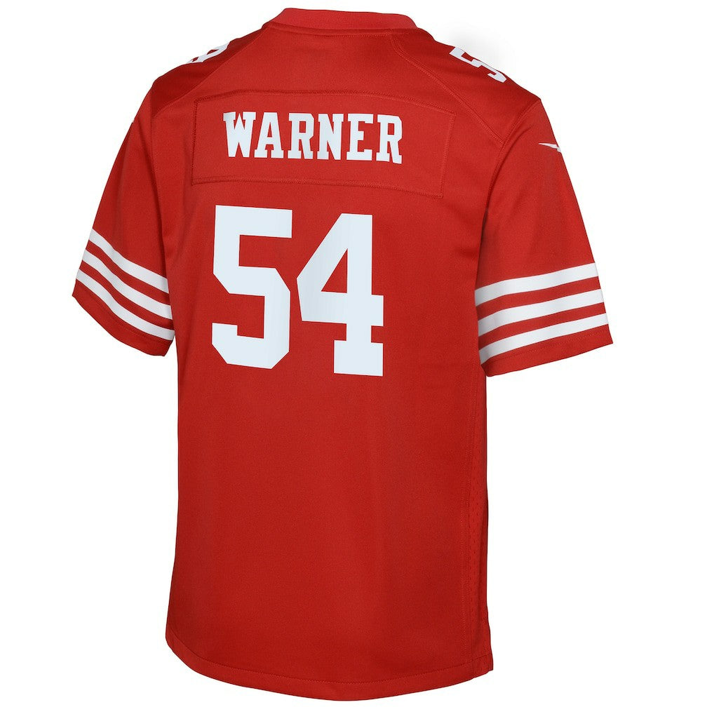 NFL San Francisco 49ers Fred Warner  Youth Game Jersey