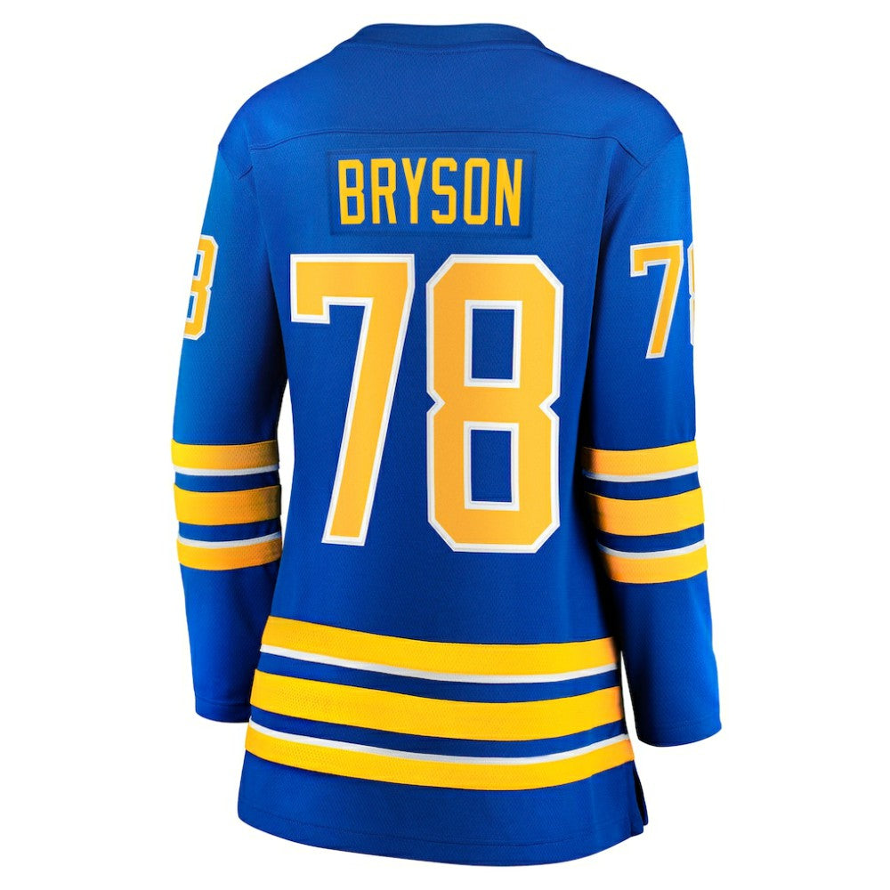 Jacob Bryson Buffalo Sabres Fanatics Women's Home Breakaway Player Jersey