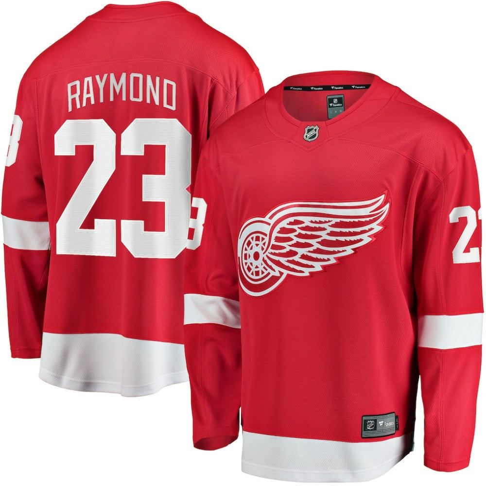 Lucas Raymond Detroit Red Wings Fanatics Home Breakaway Player Jersey