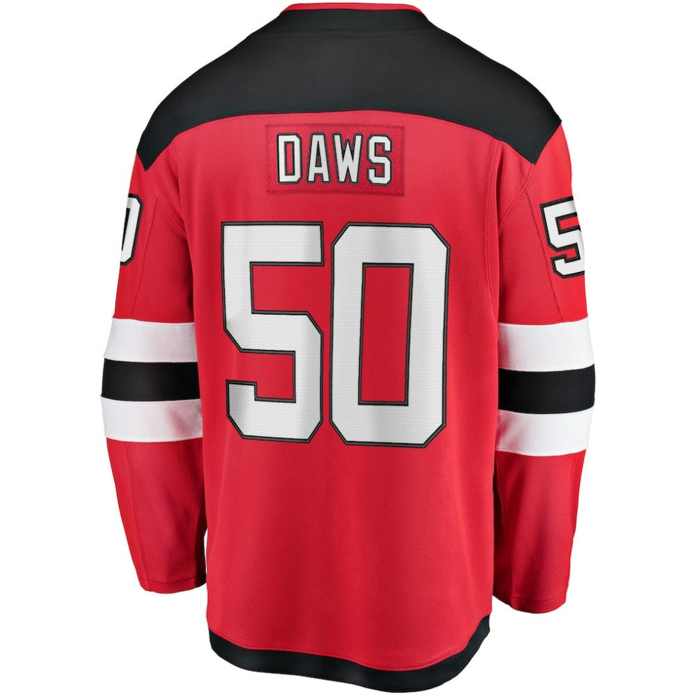 Nico Daws New Jersey Devils Fanatics Home Breakaway Player Jersey