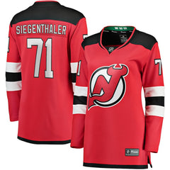 Jonas Siegenthaler New Jersey Devils Fanatics Women's Home Breakaway Player Jersey