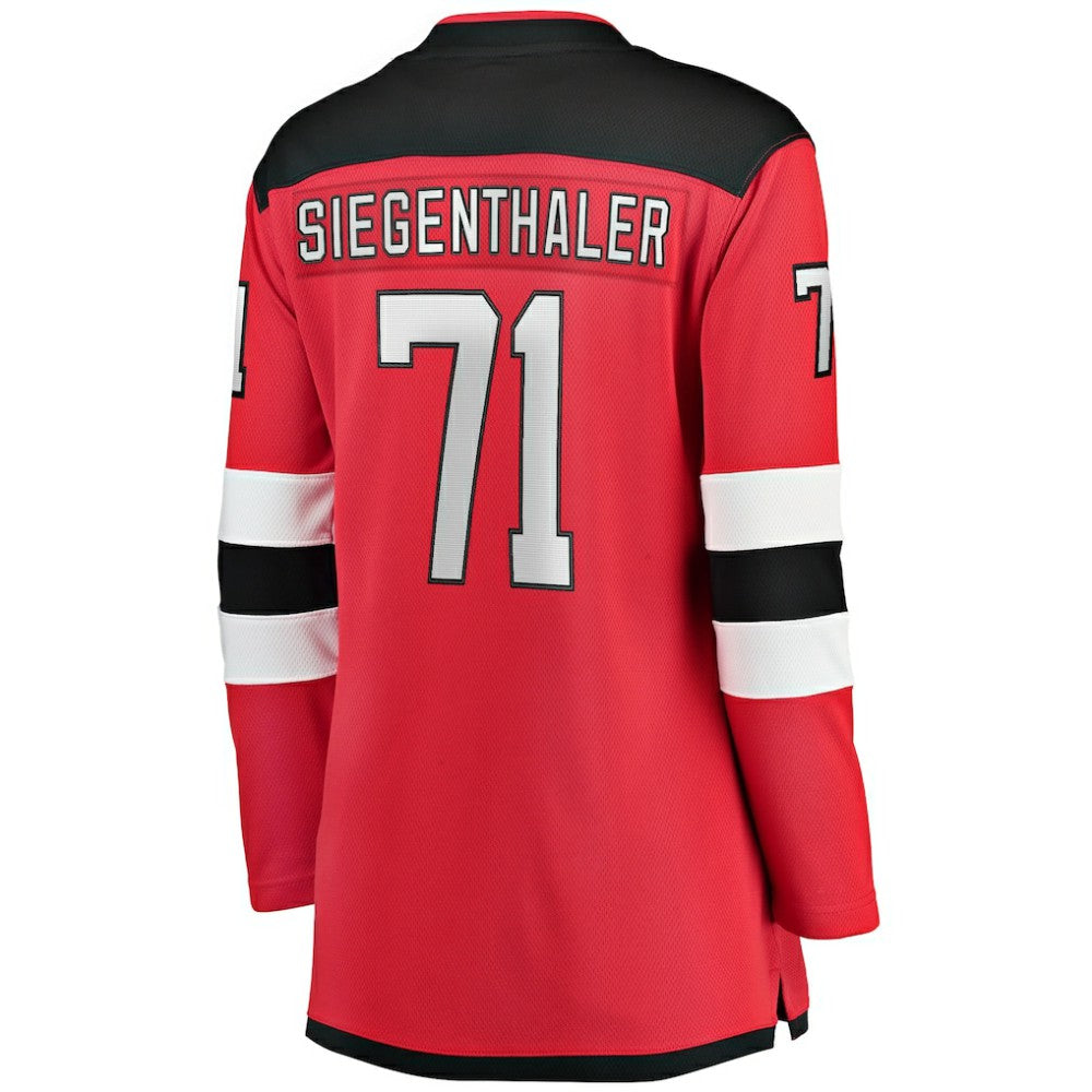 Jonas Siegenthaler New Jersey Devils Fanatics Women's Home Breakaway Player Jersey