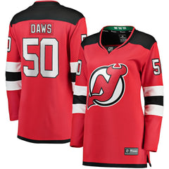 Nico Daws New Jersey Devils Fanatics Women's Home Breakaway Player Jersey