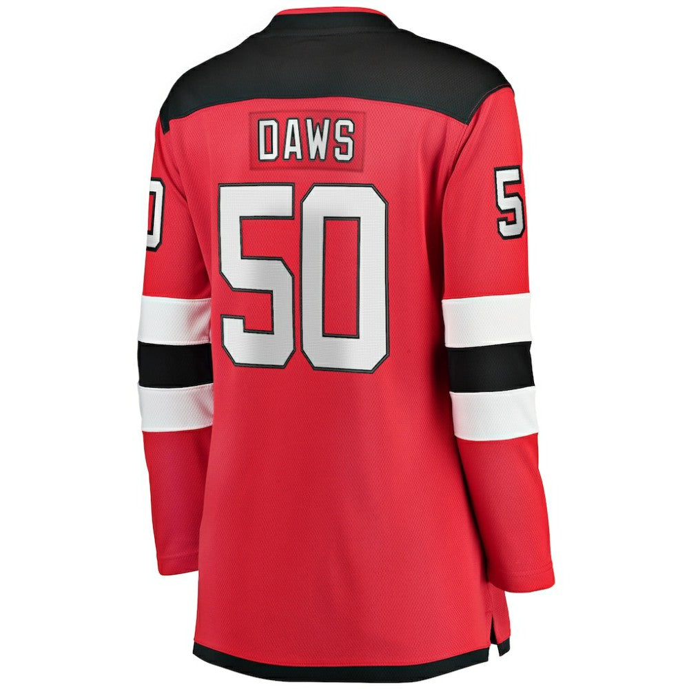 Nico Daws New Jersey Devils Fanatics Women's Home Breakaway Player Jersey