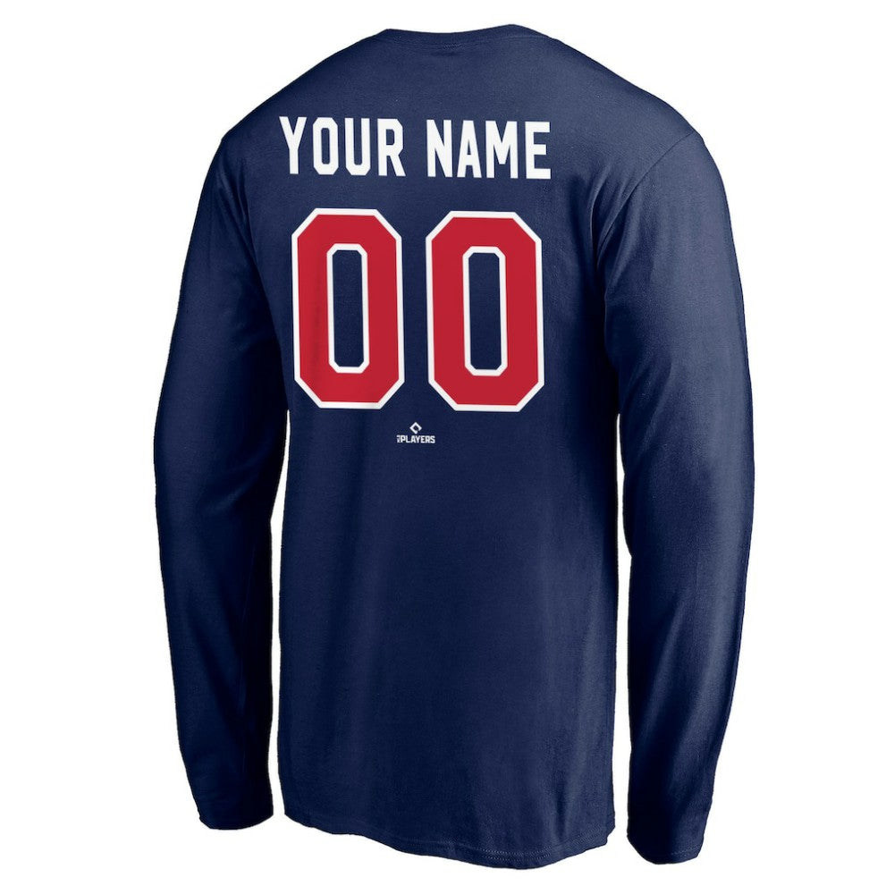 Cleveland Guardians Personalized Winning Streak Long Sleeve T-Shirt - Navy