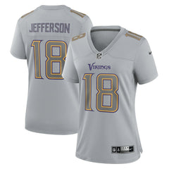 NFL Minnesota Vikings Justin Jefferson  Women's Atmosphere Fashion Game Jersey