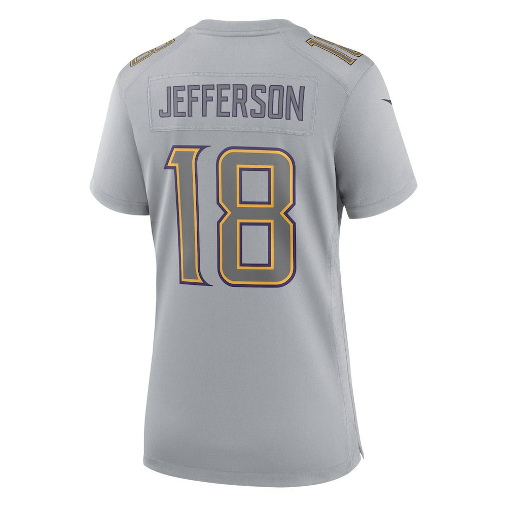 NFL Minnesota Vikings Justin Jefferson  Women's Atmosphere Fashion Game Jersey