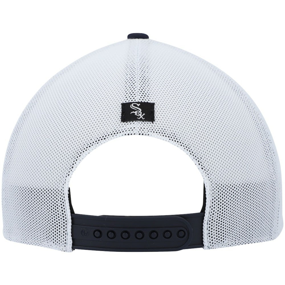 Chicago White Sox Flag Fill Trucker Snapback Hat - Navy/White | 47 brand