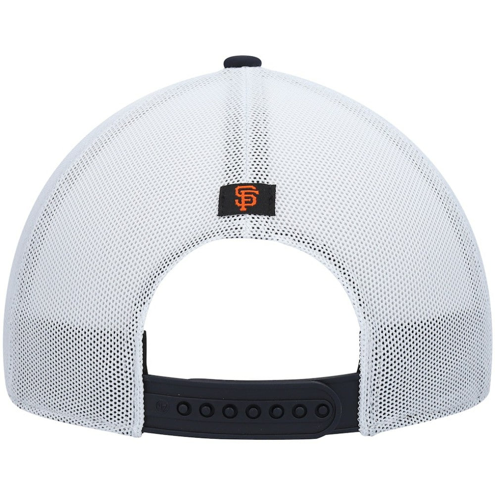San Francisco Giants Flag Fill Trucker Snapback Hat - Navy/White | 47 brand