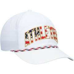 Athletics Flag Flutter Hitch Snapback Hat - White | 47 brand