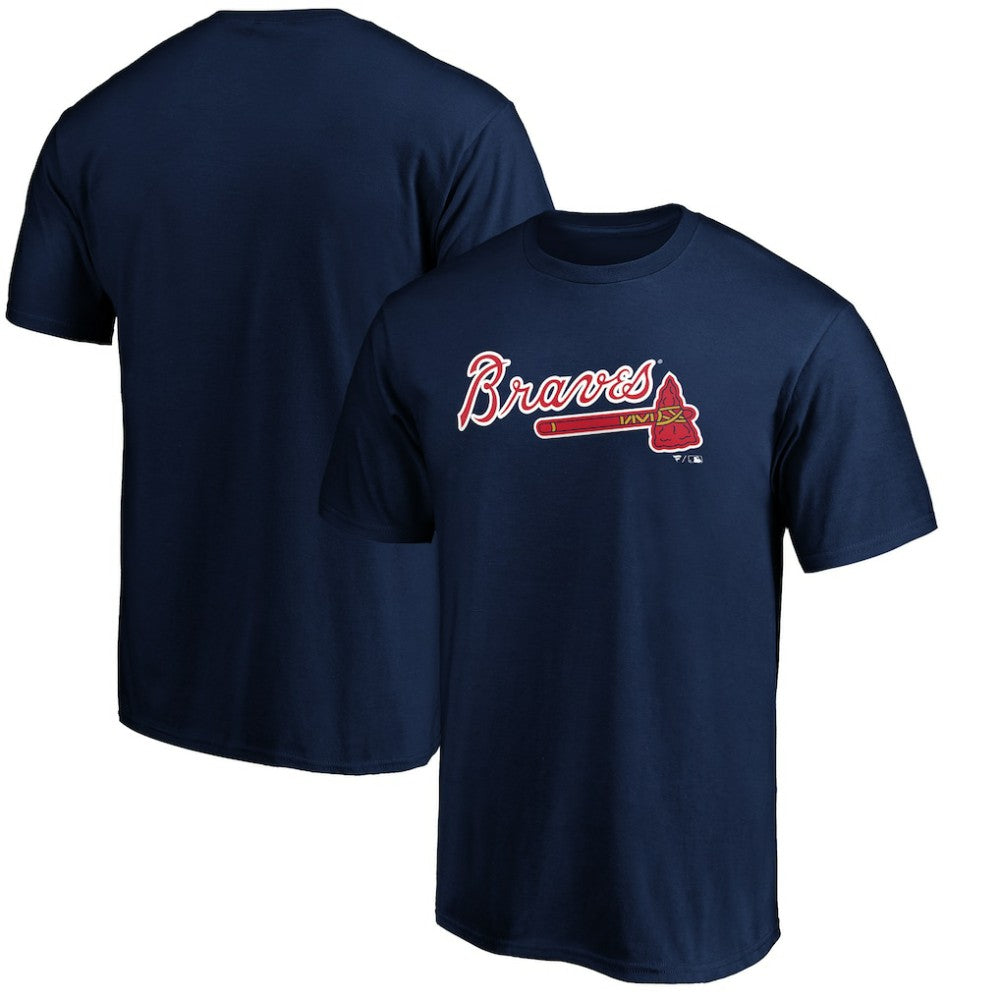 Atlanta Braves Official Team Wordmark T-Shirt - Navy