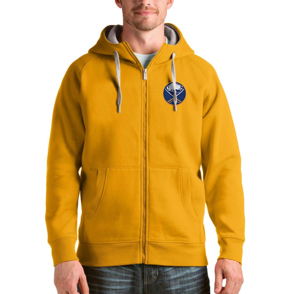 Buffalo Sabres Antigua Logo Victory Full-Zip Hoodie