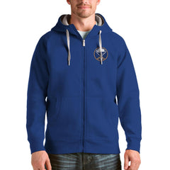 Buffalo Sabres Antigua Logo Victory Full-Zip Hoodie