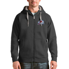 Colorado Avalanche Antigua Logo Victory Full-Zip Hoodie