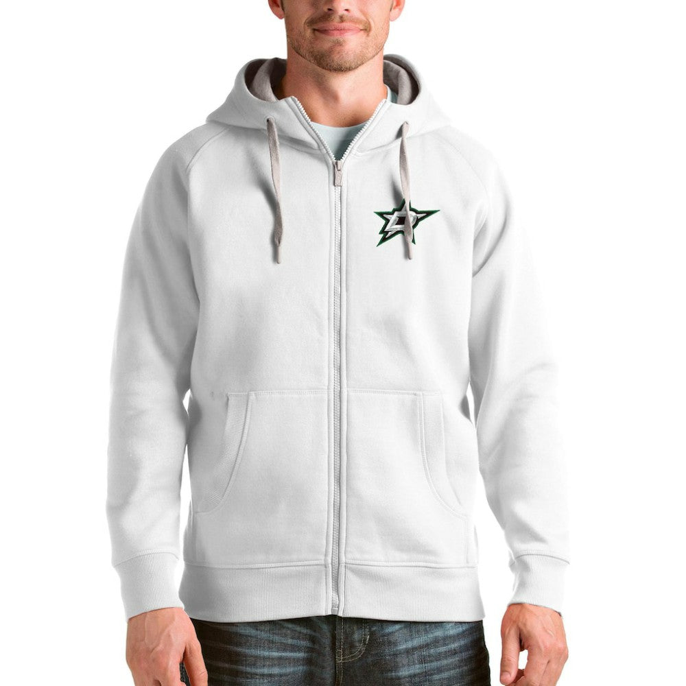 Dallas Stars Antigua Logo Victory Full-Zip Hoodie