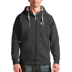 Dallas Stars Antigua Logo Victory Full-Zip Hoodie
