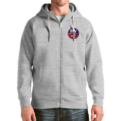 New York Islanders Antigua Logo Victory Full-Zip Hoodie