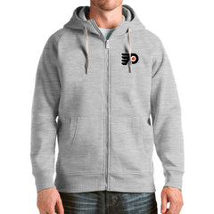 Philadelphia Flyers Antigua Logo Victory Full-Zip Hoodie
