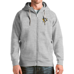 Pittsburgh Penguins Antigua Logo Victory Full-Zip Hoodie