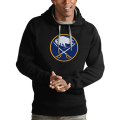 Buffalo Sabres Antigua Logo Victory Pullover Hoodie