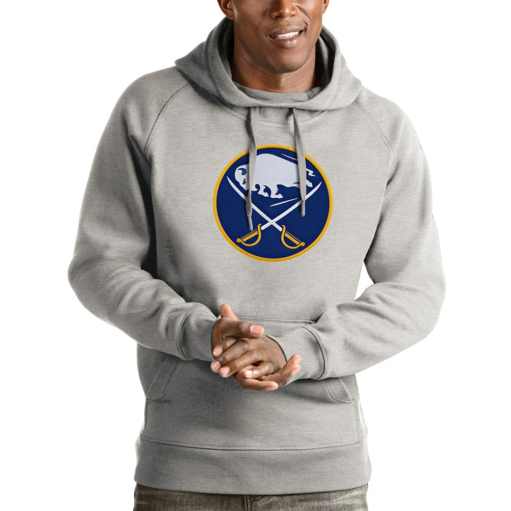 Buffalo Sabres Antigua Logo Victory Pullover Hoodie