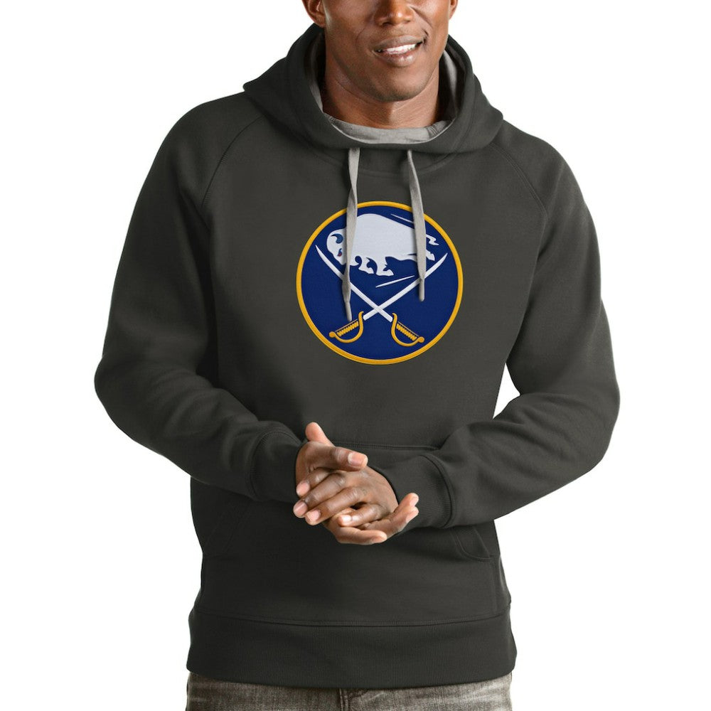 Buffalo Sabres Antigua Logo Victory Pullover Hoodie