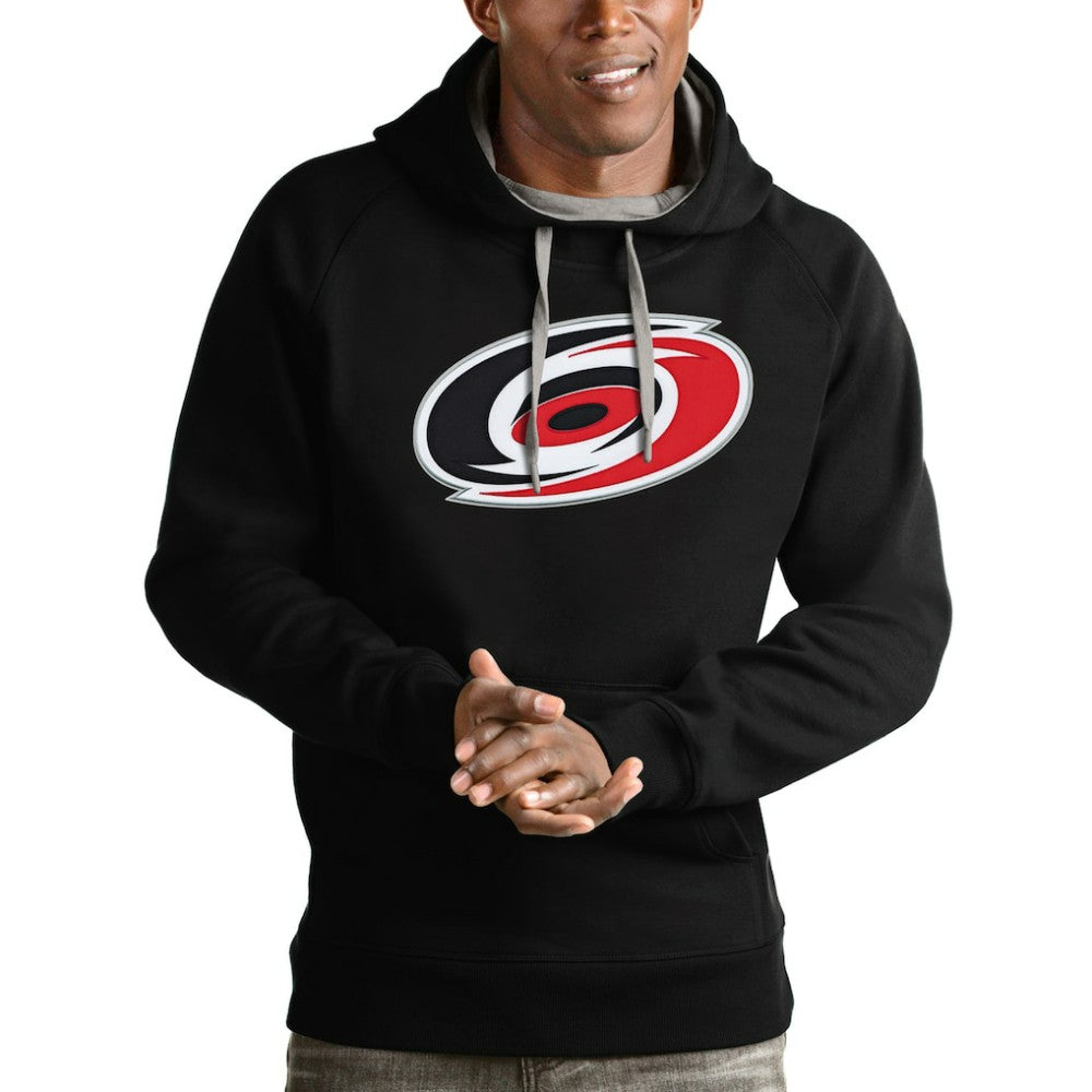 Carolina Hurricanes Antigua Logo Victory Pullover Hoodie