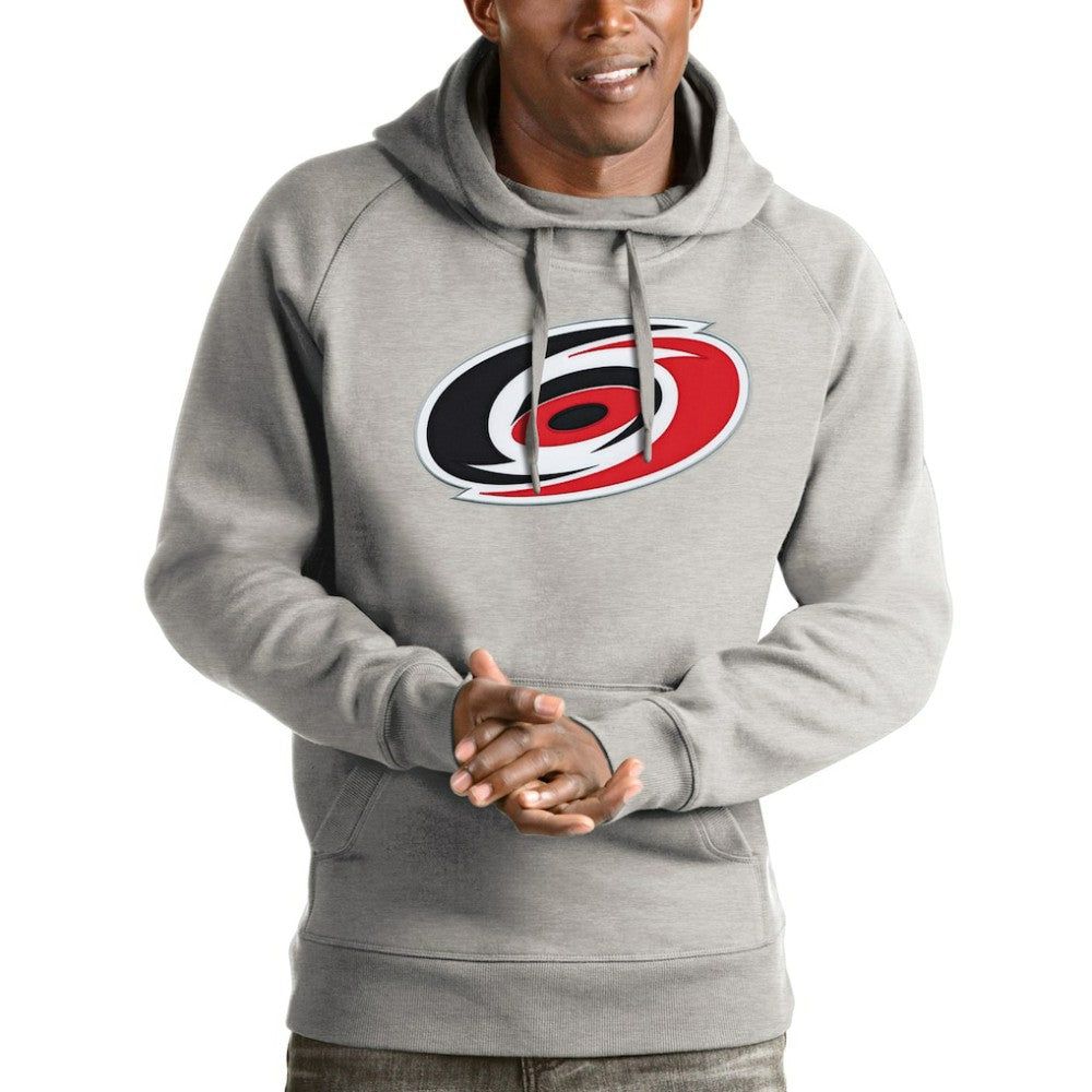 Carolina Hurricanes Antigua Logo Victory Pullover Hoodie