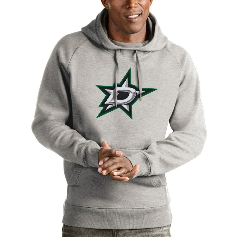 Dallas Stars Antigua Logo Victory Pullover Hoodie