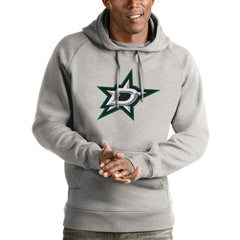 Dallas Stars Antigua Logo Victory Pullover Hoodie