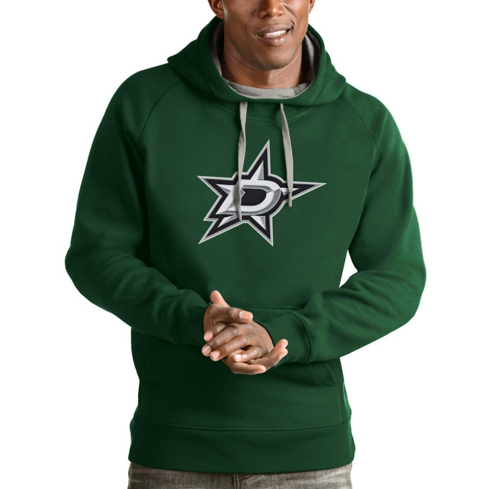 Dallas Stars Antigua Logo Victory Pullover Hoodie