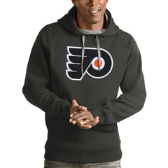 Philadelphia Flyers Antigua Logo Victory Pullover Hoodie