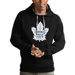 Toronto Maple Leafs Antigua Logo Victory Pullover Hoodie