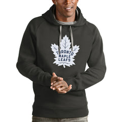Toronto Maple Leafs Antigua Logo Victory Pullover Hoodie