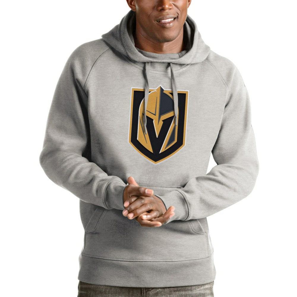 Vegas Golden Knights Antigua Logo Victory Pullover Hoodie
