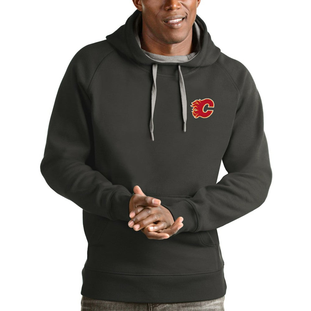 Calgary Flames Antigua Victory Pullover Hoodie