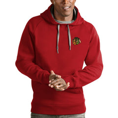 Chicago Blackhawks Antigua Team Victory Pullover Hoodie