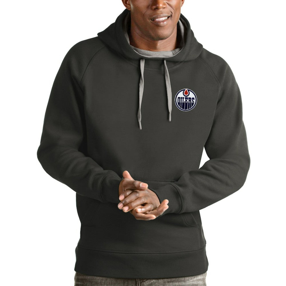 Edmonton Oilers Antigua Victory Pullover Hoodie