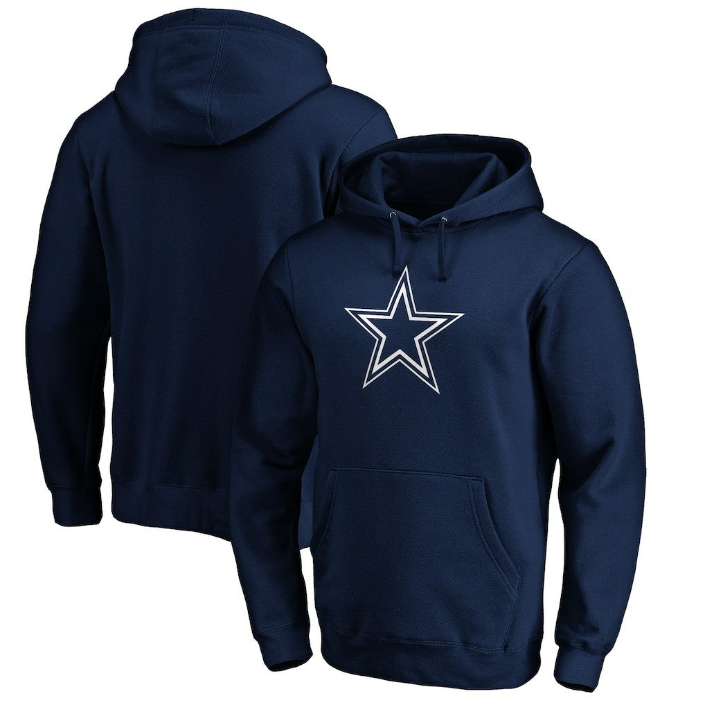 NFL Dallas Cowboys Primary Logo Fitted Pullover Hoodie